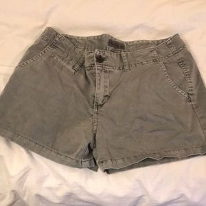 Gray khaki shorts